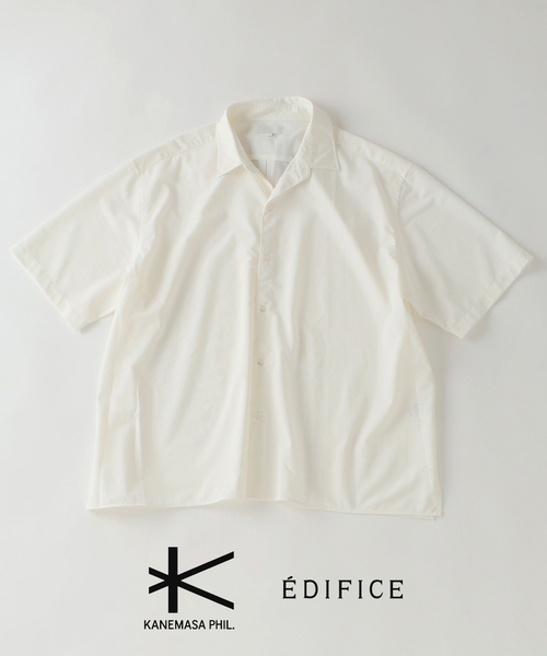 エディフィス　カネマサフィル半袖シャツ EDIFICE（エディフィス） シャツ Kanemasa Phil. (カネマサ フィル