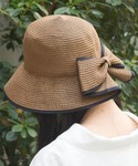 帽子 ハット 紫外線カット レディース 配色ラ...の詳細画像4
