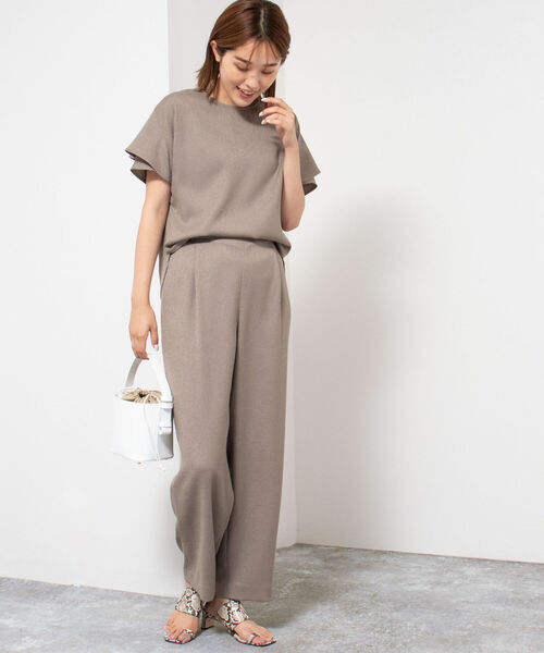 「NOLLEY'S」 半袖ブラウス 36 ネイビー レディース_画像8