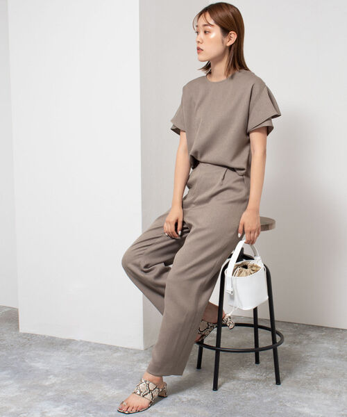 「NOLLEY'S」 半袖ブラウス 36 ネイビー レディース_画像9