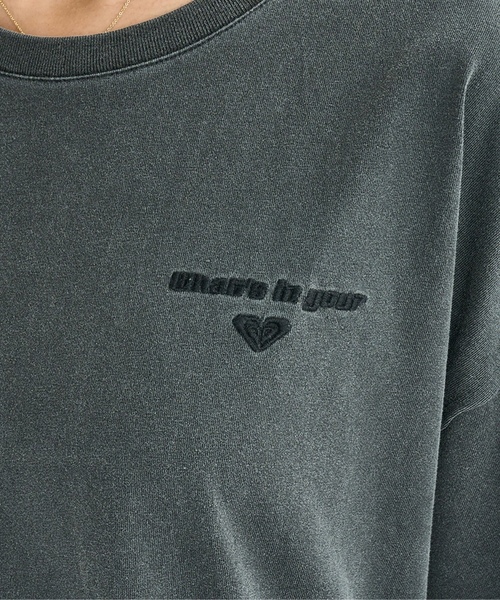 「ROXY」 半袖Tシャツ LARGE パープル レディース_画像6