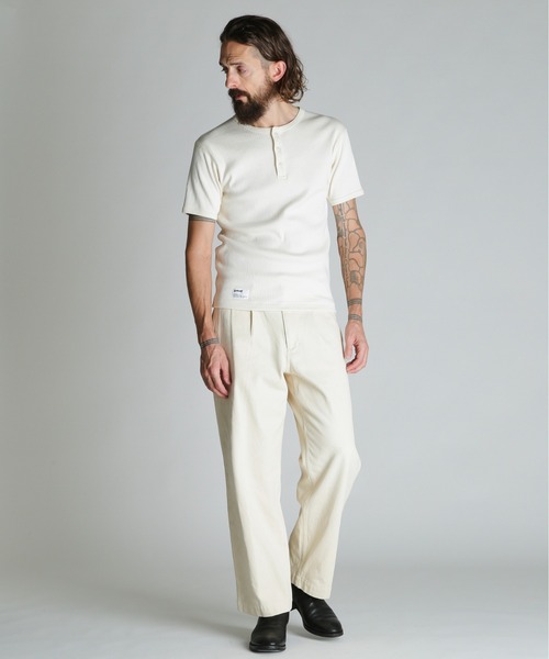「Schott」 半袖Tシャツ 2XL ナチュラル メンズ_画像9
