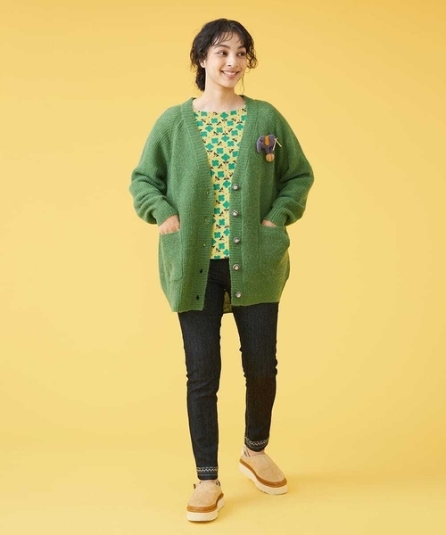 「Jocomomola」 7分袖カットソー 40 ブルー レディース_画像9