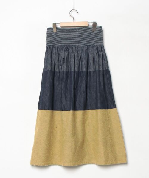 「Plantation」 ロングスカート M size イエロー レディース_画像2