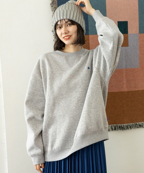 「POLO BCS」 スウェットカットソー MEDIUM グレー レディース_画像4