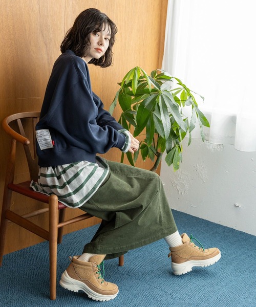 「POLO BCS」 スウェットカットソー MEDIUM グレー レディース_画像9