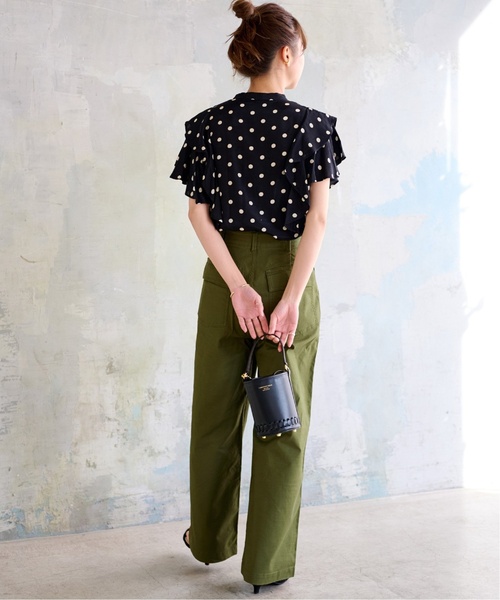 「JOURNAL STANDARD relume」 カーゴパンツ 36 カーキ レディース_画像5