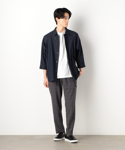 「COMME CA COMMUNE」 デニムジャケット MEDIUM ブラック メンズ_画像5