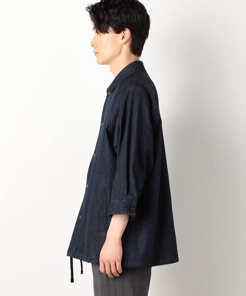 「COMME CA COMMUNE」 デニムジャケット MEDIUM ブラック メンズ_画像8