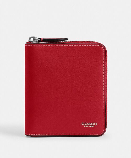 COACH（コーチ） 財布 ジップ アラウンド コイン ウォレット メンズ