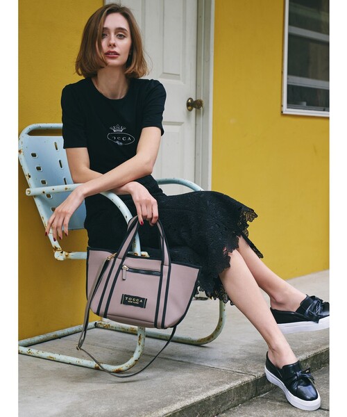 「TOCCA」 2WAYバッグ F グレー レディース_画像2
