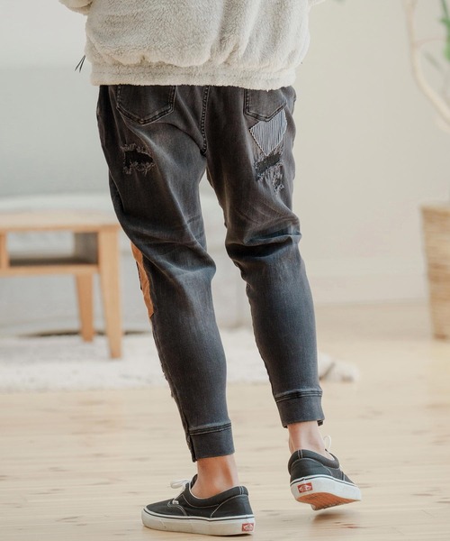「CAMBIO」 デニムパンツ L インディゴブルー メンズ_画像4