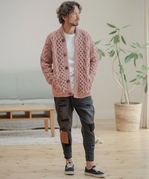 「CAMBIO」 デニムパンツ L インディゴブルー メンズ_画像7