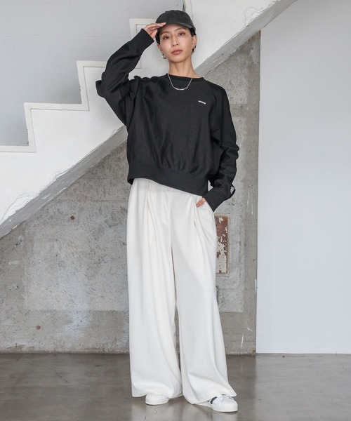 「HEREIAM」 パンツ MEDIUM ブラック レディース_画像8