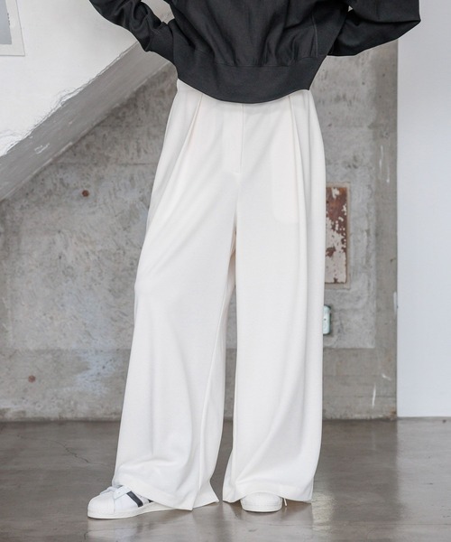 「HEREIAM」 パンツ MEDIUM ブラック レディース_画像9