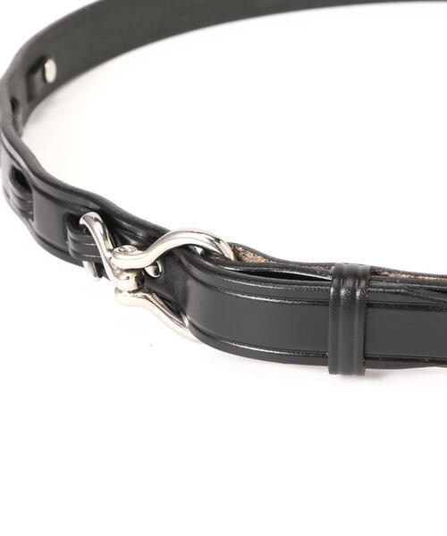「TORY LEATHER」 ベルト 32 ブラック メンズ_画像4