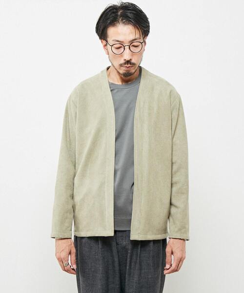 「MEN'S MELROSE」 カーディガン 2 グレイッシュベージュ メンズ_画像2