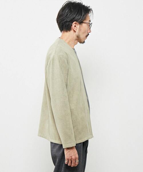 「MEN'S MELROSE」 カーディガン 2 グレイッシュベージュ メンズ_画像5