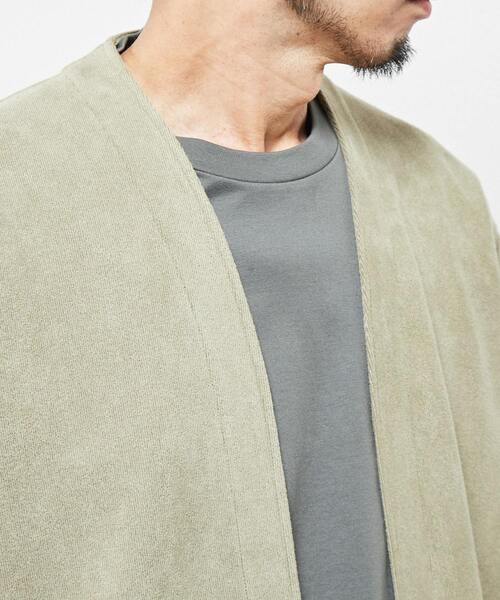 「MEN'S MELROSE」 カーディガン 2 グレイッシュベージュ メンズ_画像6