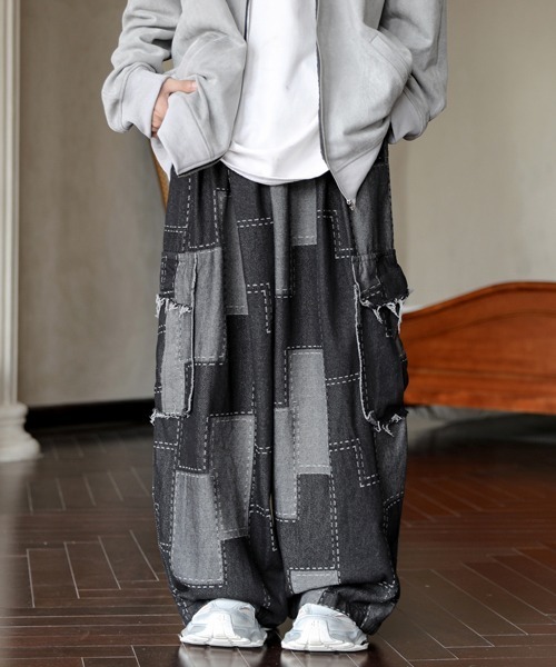 「FVLMEN」 デニムパンツ MEDIUM ブラック メンズ_画像2