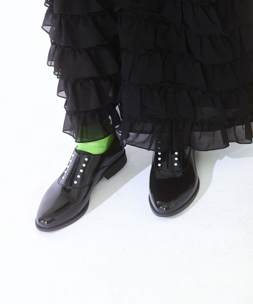 「TEMPERATE」 シューズ 40 ブラック レディース_画像9