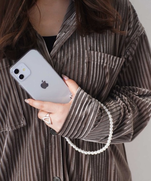 モバイルケース Ammy エイミードット パール ストラップ クリア Iphone ケース Iphone 7 8 Se X Zozotown Paypayモール店 通販 Paypayモール