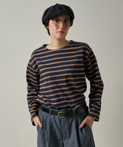 tシャツ バスクボーダー カットソー レディース メンズ FIDELITY tシャツ BORDER L/S REGULAR / バスクボーダーシャツ
