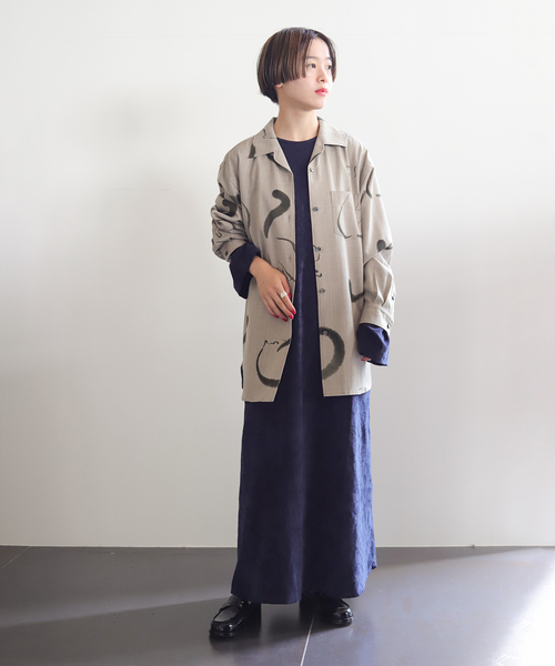CITYSHOP VELVETEEN KAFTAN DRESS ワンピース 追加》VELVETEEN KAFTAN DRESS：ワンピース（ワンピース）｜CITYSHOP
