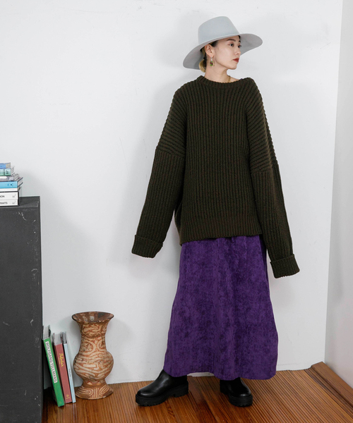 CITYSHOP（シティショップ） ワンピース VELVETEEN KAFTAN DRESS