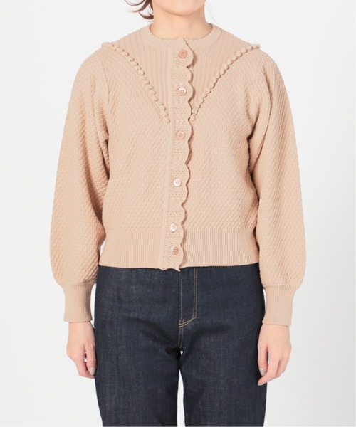 IENA LA BOUCLE　AJAポンポンカーディガン LA BOUCLE｜大人気！AJAポンポンカーディガンが再入荷しました