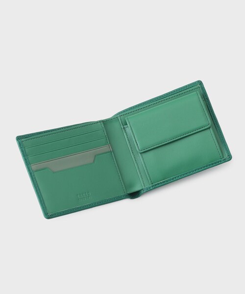 ちゃお　パンチ　折りたたみ財布 TAKEO KIKUCHI 財布 ソフトシュリンクレザー 二つ折り財布