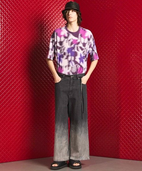パンツ デニム ジーンズ 「UNISEX」Hyper Wide Denim Buggy Pants