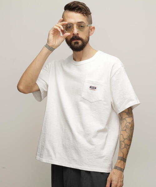 Schott ショット WORK LABEL POCKET T-SHIRT 半袖Tシャツ WORK LABEL POCKET T-SHIRT/ワークラベル ポケットTシャツ