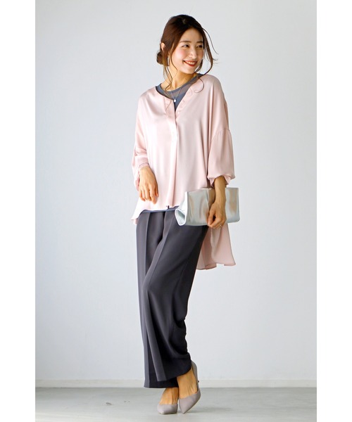tシャツ インナーとしても着られる！首元美人シースルートップス レディース Ehre style tシャツ インナーとしても着られる！首元美人