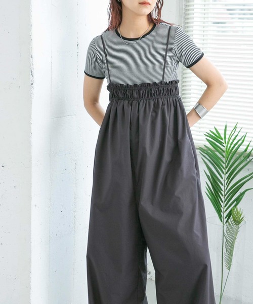 KBF（ケービーエフ） tシャツ 半袖 コンパクトボーダーTEE レディース