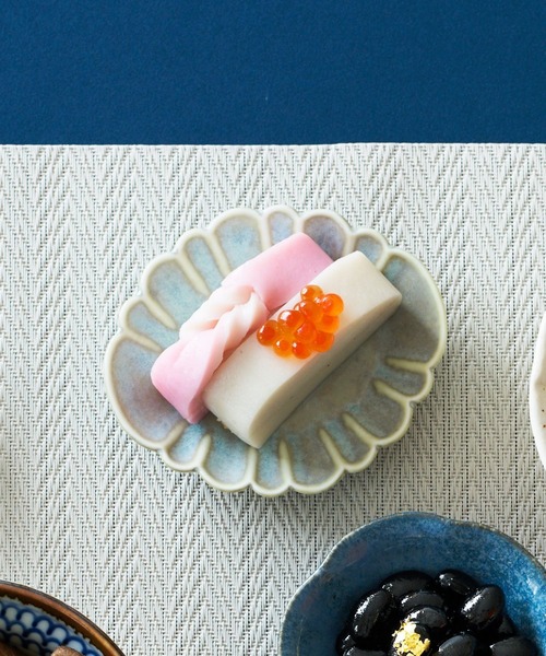 食器 オーバル菊形豆皿 / 968296 | LAKOLE