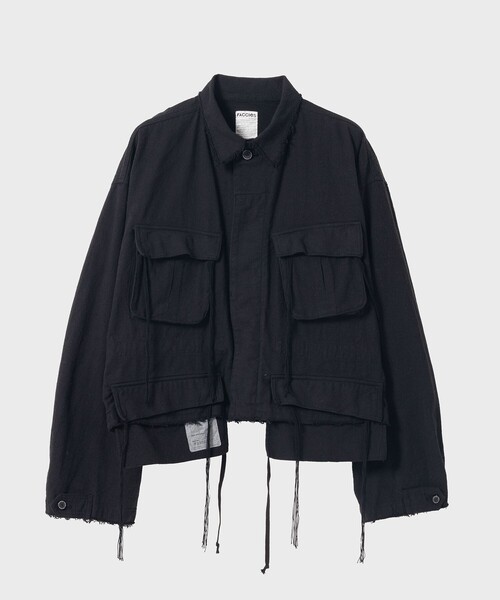 ブルゾン アウター 「FACCIES/ファッチーズ」Silk Nep Fatigue JK