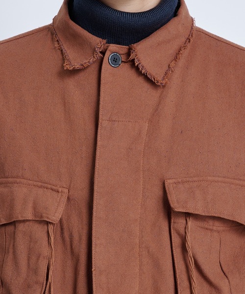 ブルゾン アウター 「FACCIES/ファッチーズ」Silk Nep Fatigue JK 