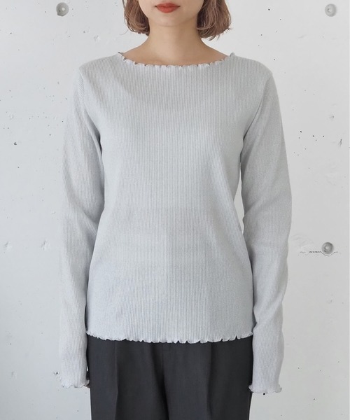 tシャツ 40/-テレコ　メローＴ レディース メンズ tiptop tシャツ テレコメローロンT レディース : ZOZOTOWN Yahoo
