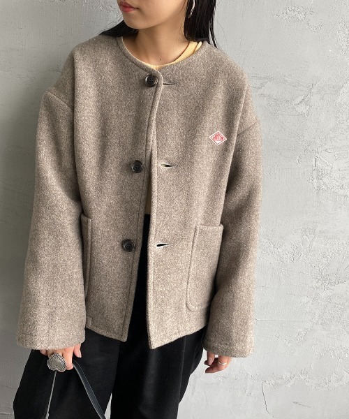 DANTON ノーカラージャケット