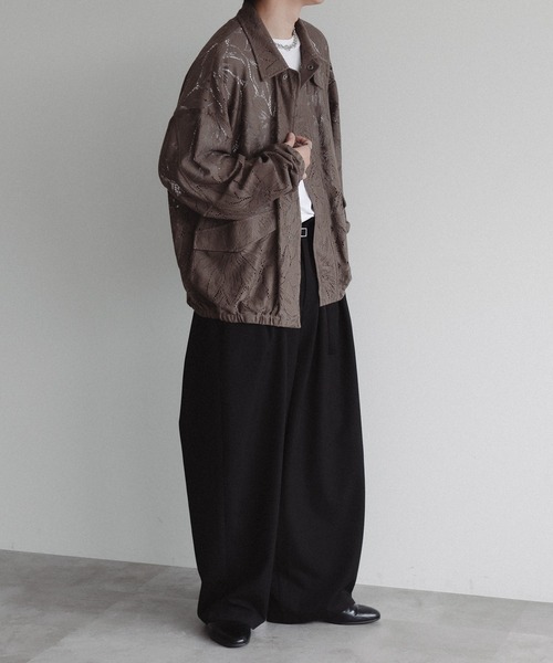 タグ付き！sono♡フラワーレース　ジャケット　ブルゾン　カーキ セール】フラワーレースシアーブルゾン（ブルゾン）｜epnok