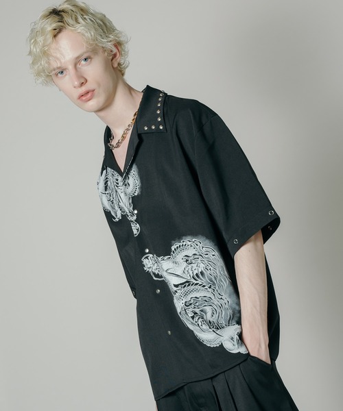 ☆ m.m ☆です 購入不可商品 VI E DIT シャツ 2wayオープンカラーシャツ メンズ レディース