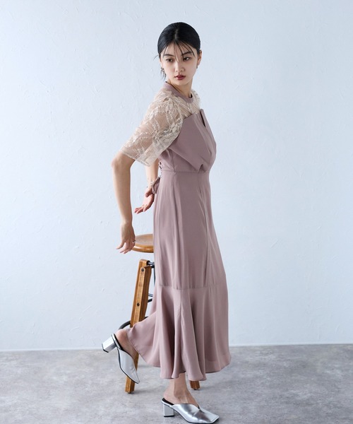 &Robu.（アンドロブ） ドレス ビスチェ風マーメイドドレス パーティー