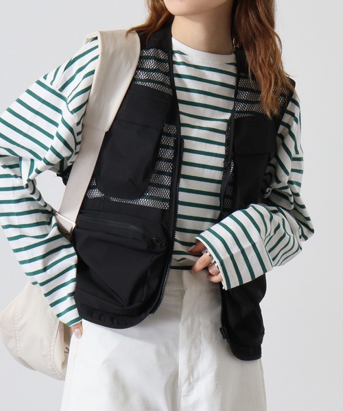 FUNALIVE ベスト ジレ シールドソルジャーメッシュベスト メンズ