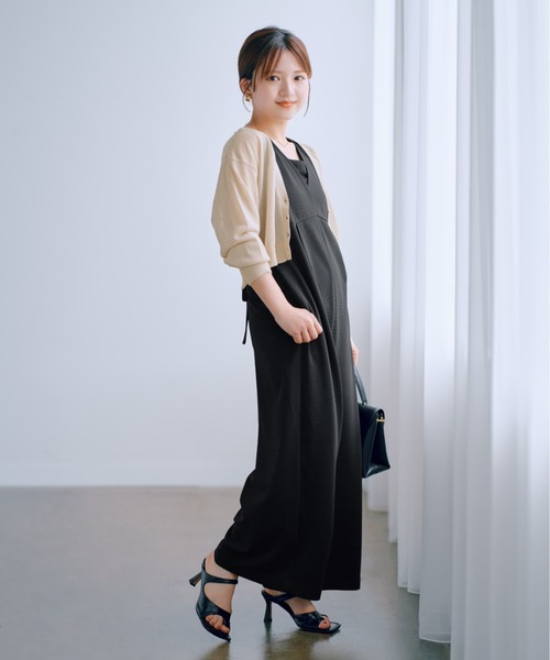 COHINA（コヒナ） オールインワン Vネックイージーオールインワン「低