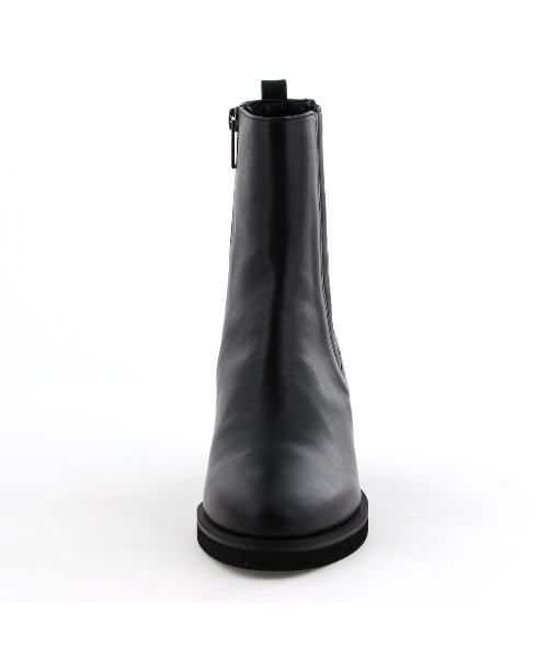 美品 HIMIKO ヒミコ サイドゴアブーツ 黒 22センチ HIMIKO On Bleue オンブルー（ヒミコ） On Bleue(卑弥呼) サイドゴア