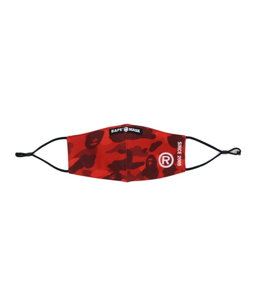A BATHING APE☆カラーカモ シャークフェイスマスク レッド A BATHING APE（アベイシングエイプ） マスク COLOR CAMO MASK