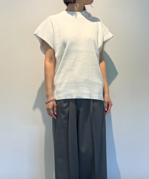 ニット セーター MANOF LAYERED THERMAL KNIT TOPS レディース