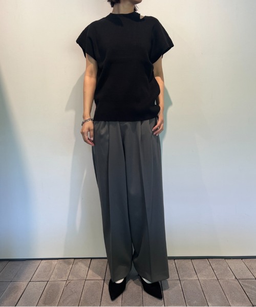 ニット セーター MANOF LAYERED THERMAL KNIT TOPS レディース MANOF ニット セーター LAYERED THERMAL KNIT TOPS レディース