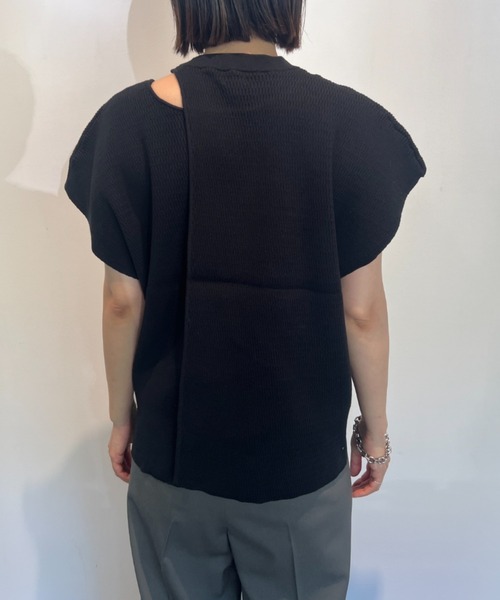 ニット セーター MANOF LAYERED THERMAL KNIT TOPS レディース LAYERED THERMAL KNIT TOPS｜TOPS(トップス)｜MANOF OFFICIAL